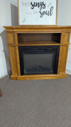 Electric fireplace, tv stand