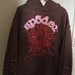 Sp5der Web Hoodie 'Brown'