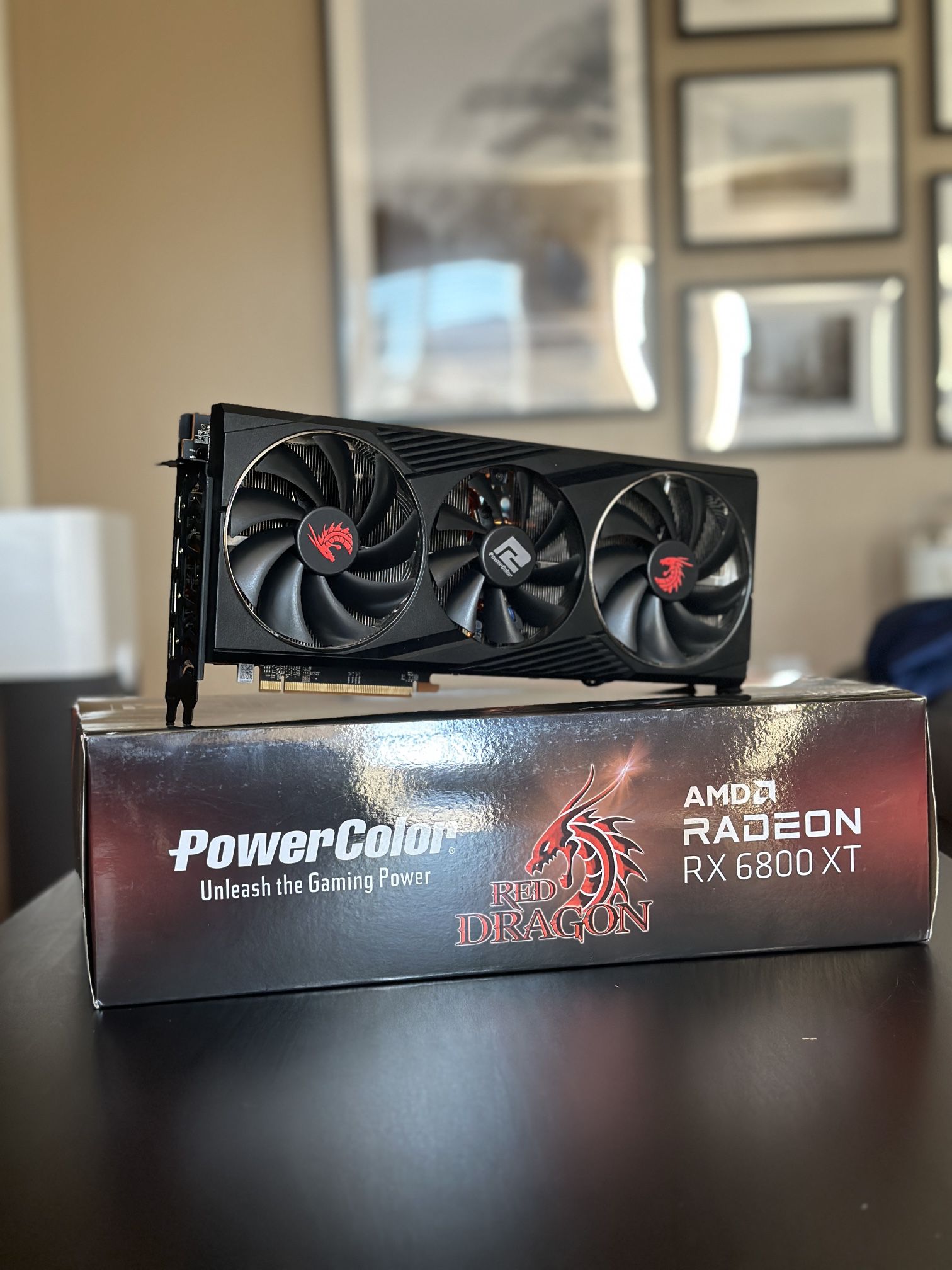 PowerColor Radeon RX 6800 XT Red Dragon Graphics Card Pictured