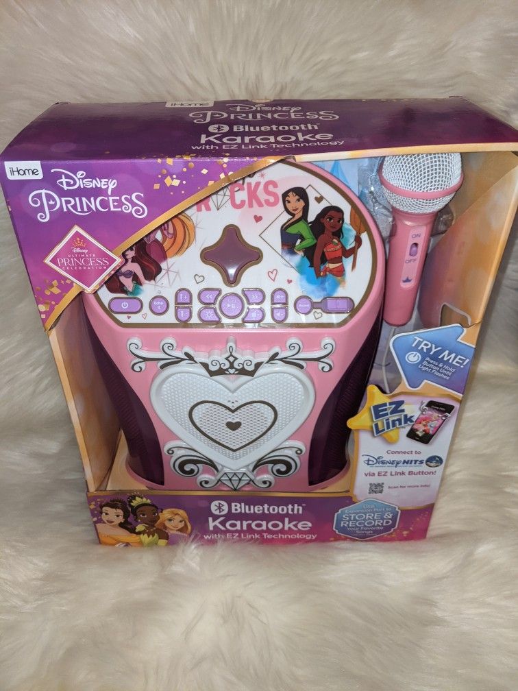 Disney Princess Bluetooth Karaoke New