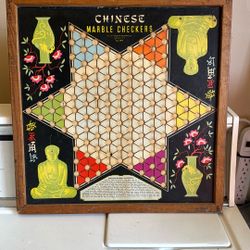 Vintage Chinese Checker Board