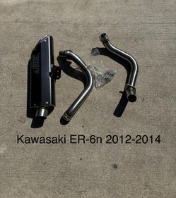 Kawasaki ER  - 6 n   2012-- 2014 exhaust pipe system