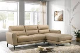 New Top Grain Genuine Leather Sectional Couch / Free Delivery