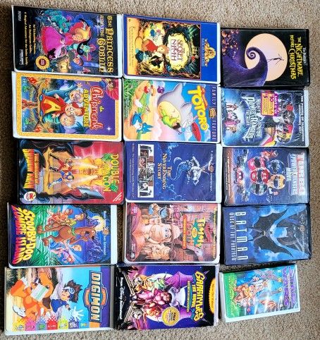 Rare Lot of Disney & Marvel VHS Tapes