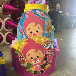 Plim Plim Three Tier Pinata With Balls