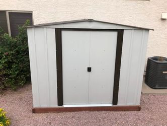 Metal shed 8x 8