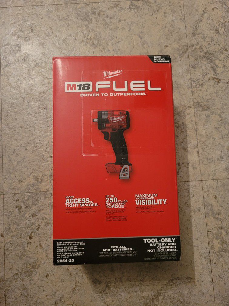 Milwaukee Fuel M18 3 /8   Compact impact  Wrench Tool Olny $140