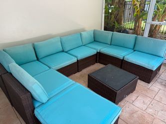 9 piece patio set ! $350