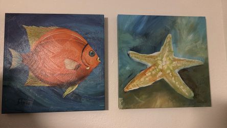 Nautical paintings set