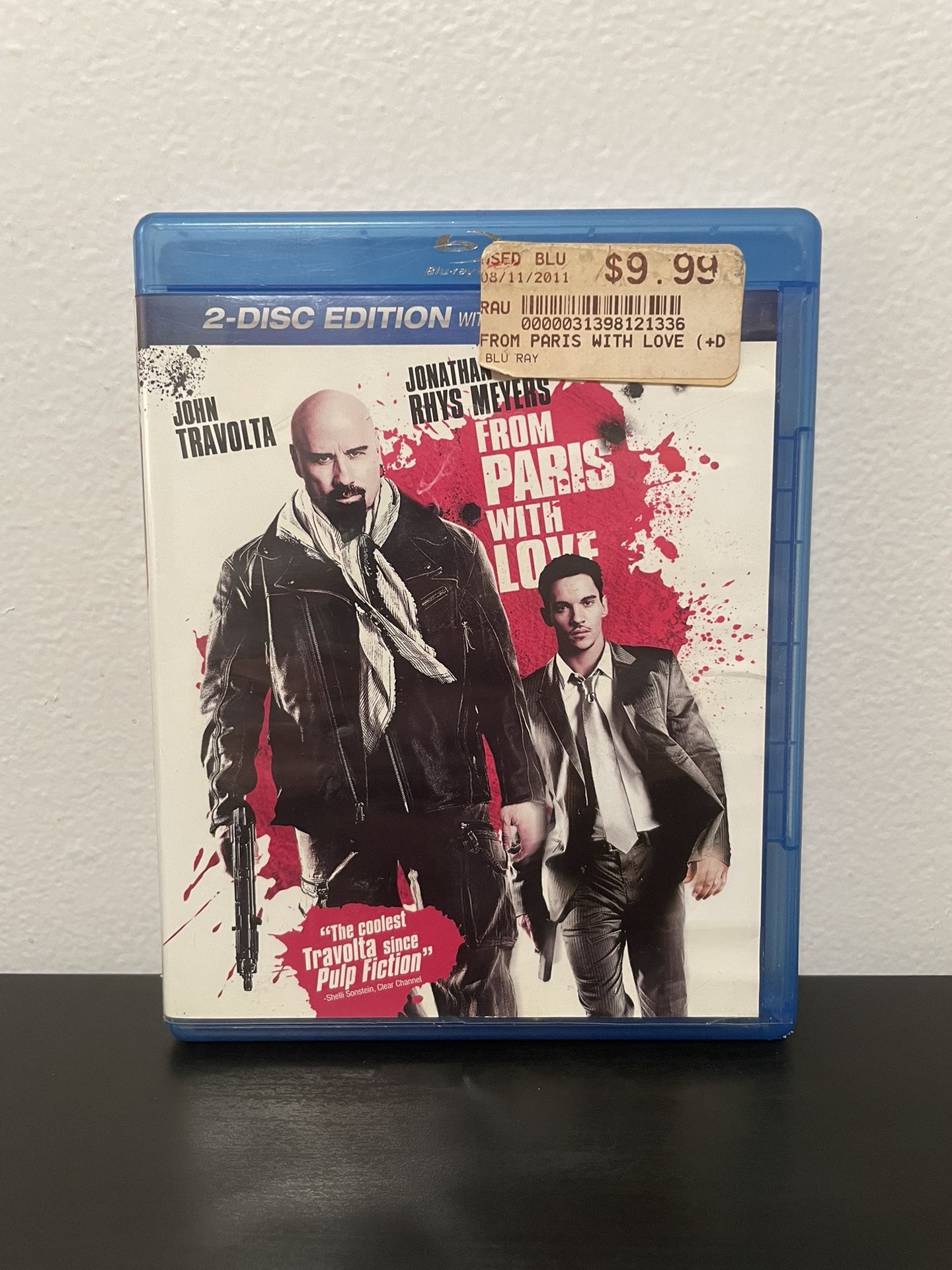 From Paris With Love Blu Ray 2 Disc Edition Movie John Travolta 2010