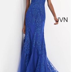 Formal Dress - Beautiful & elegant Royal blue- ATIANIAS  BOTIQUE- JOVANI