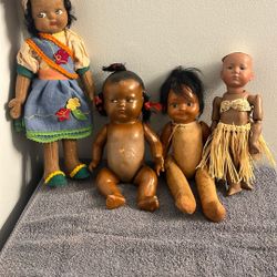 Ethnic Dolls ( Lot Of 4 )