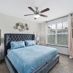 Modern Upholstered King Bed Frame