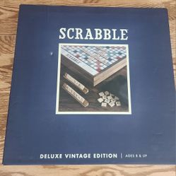 Scrabble Game In Wood Storage