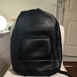 Qualtrics Black Waterproof Backpack