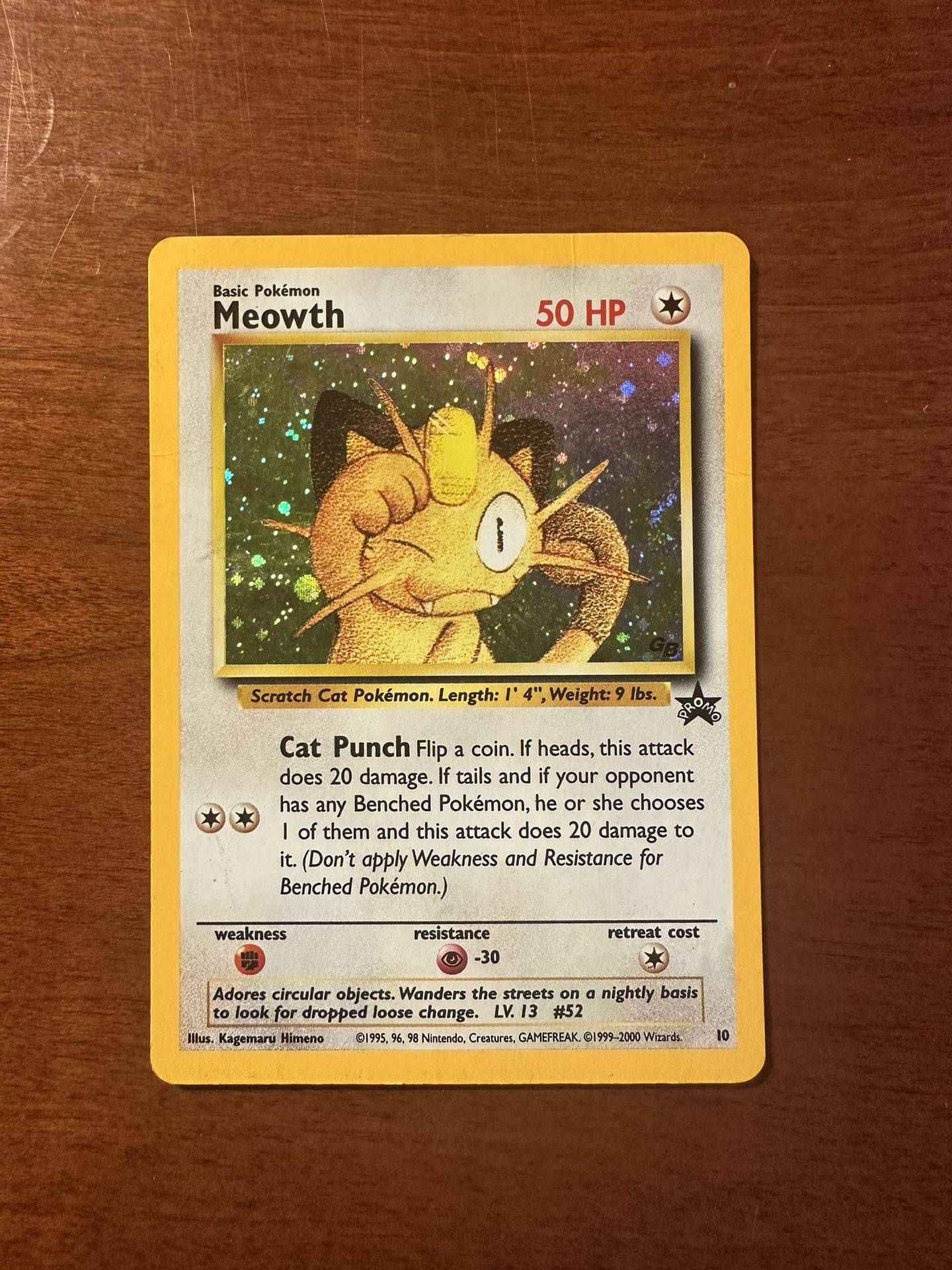 Meowth WoTC Promo 10