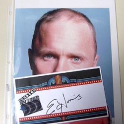 Autographs Ed Harris Famous Action Movie Star Hand Signed Thick Stock Card 