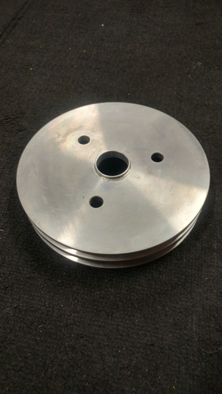 Small Block Chevy 2/3 Groove Crank Pulley 327 / 350 engines