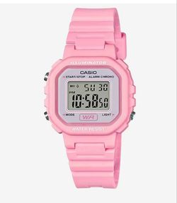 Casio Womens Pink Strap Watch La20wh-4a1