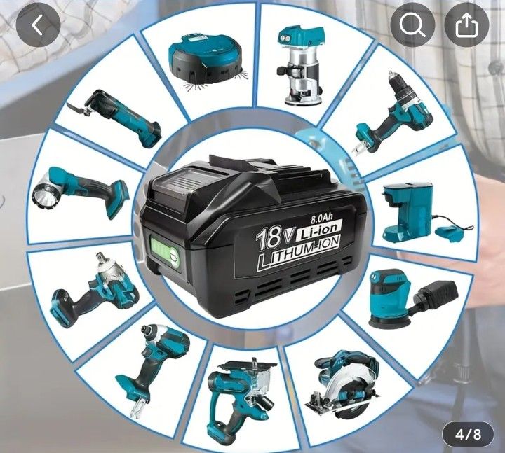 Baterias Compatibles Con Herramientas Eléctricas MAKITA
