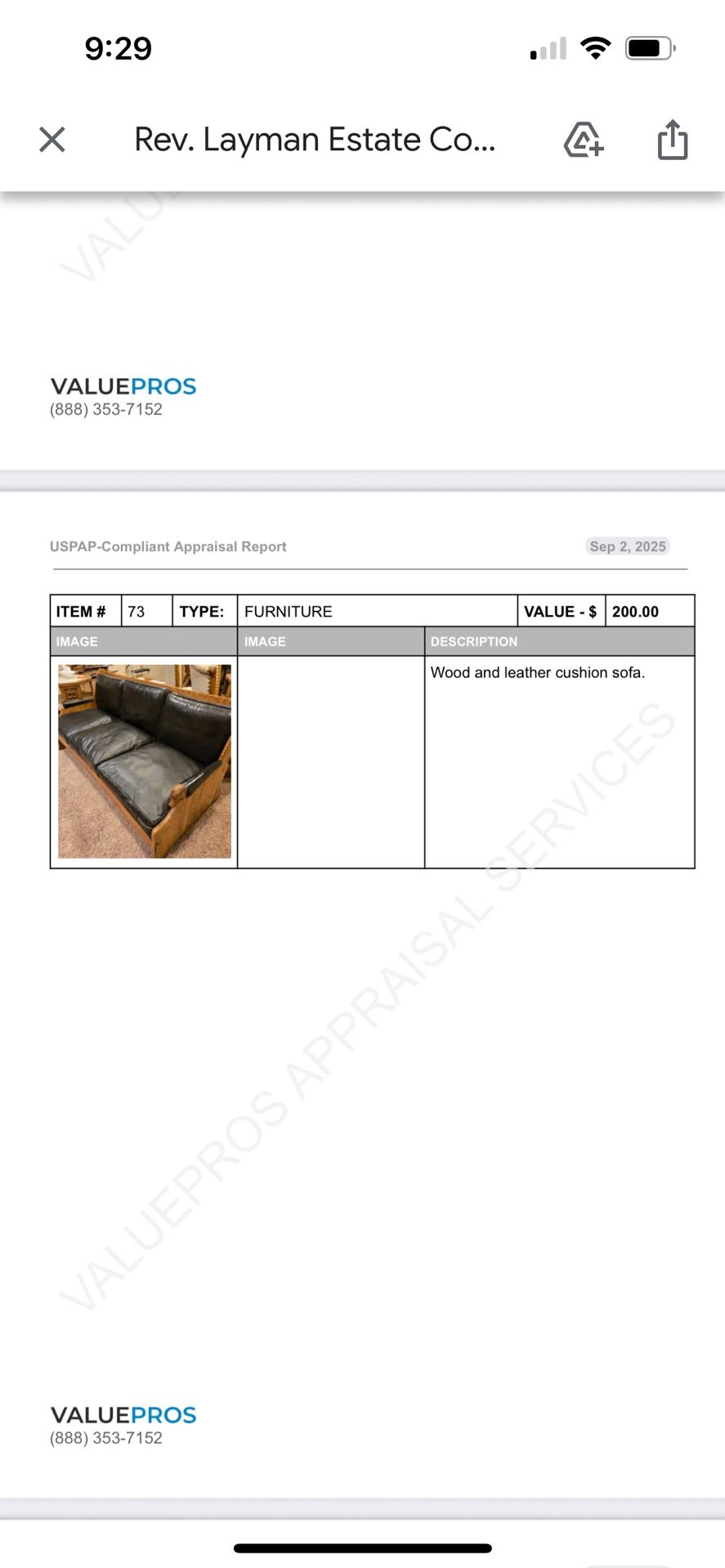 Black Wood And Leather Cushion Sofa