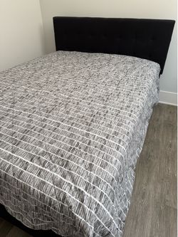 Black bed frame (pick-up only)