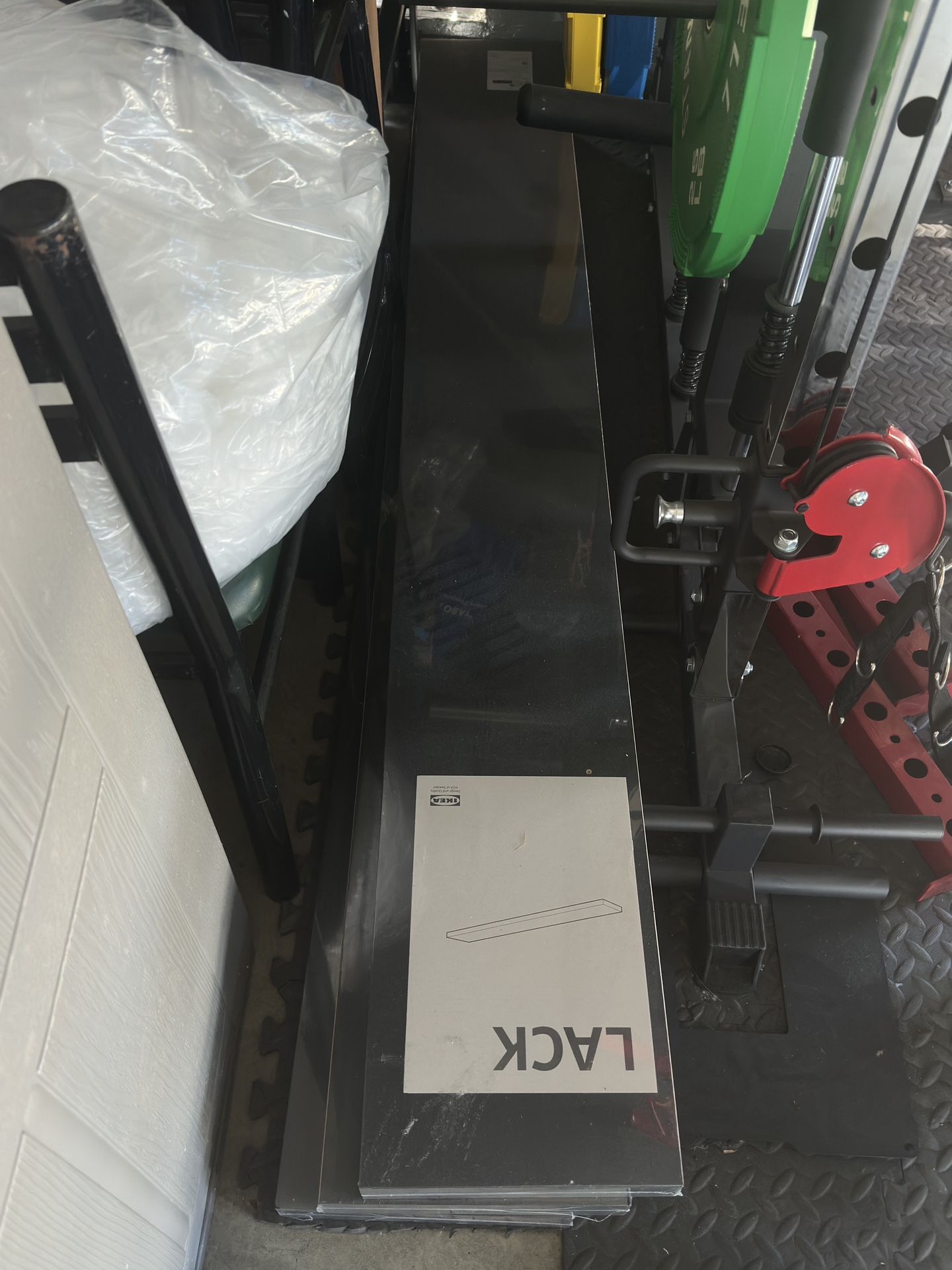 IKEA LACK wall shelves