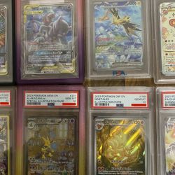 PSA Graded Pokemon Slabs 10s And 9s