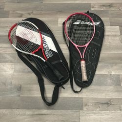 Tennis rackets W/ Free Bags 