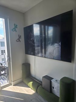 Entire contents of two bedroom apartment including, 75 in and 85 inch Samsung television, everything is like new purchase this year