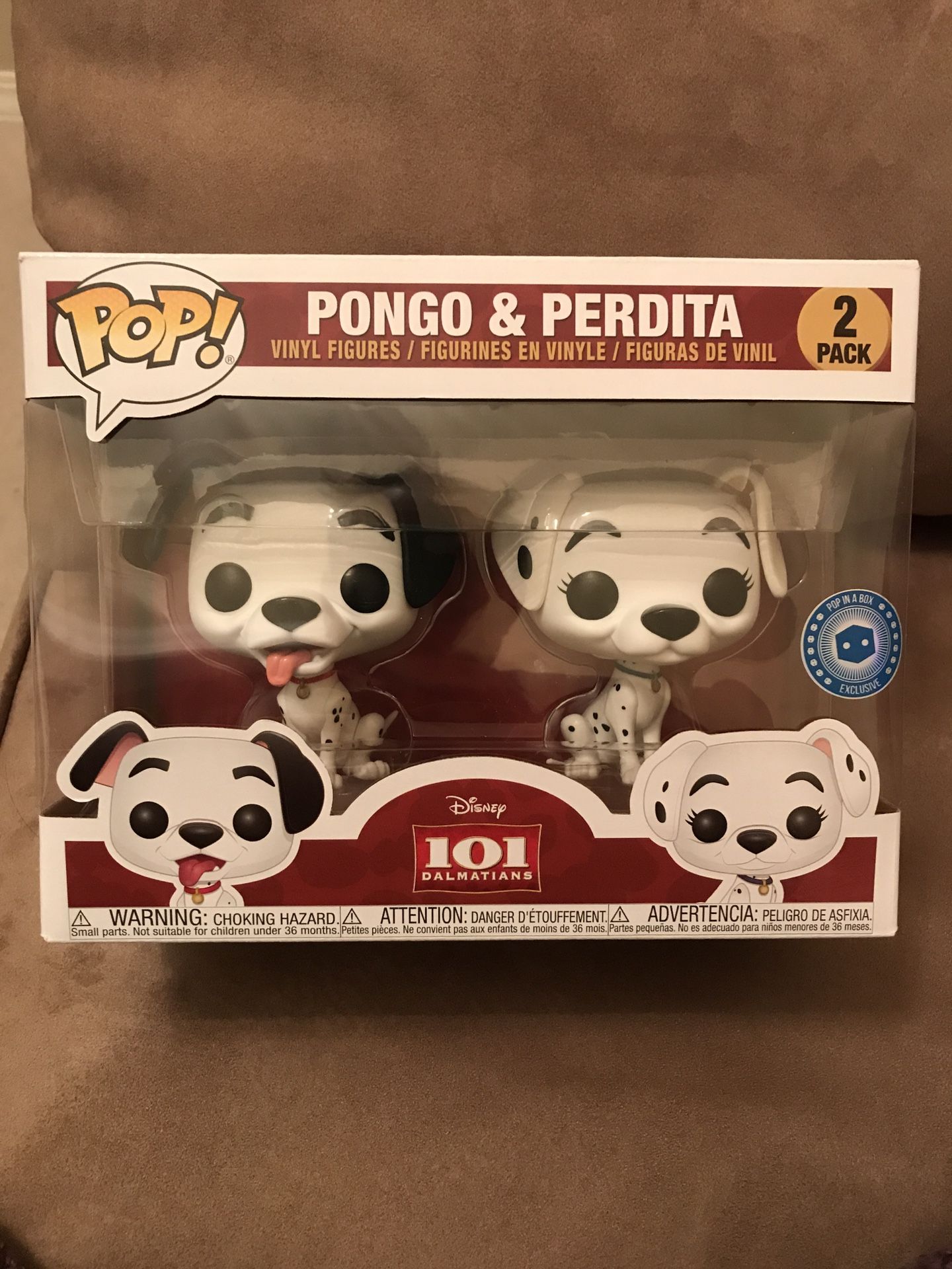 Funko pop 2 pack Disney 101 dalmations pongo and perdita