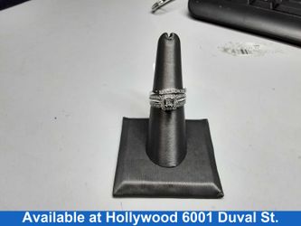 Ring - Engagement Set - White Gold 10k (.417) 4.2 grams Size 7.5