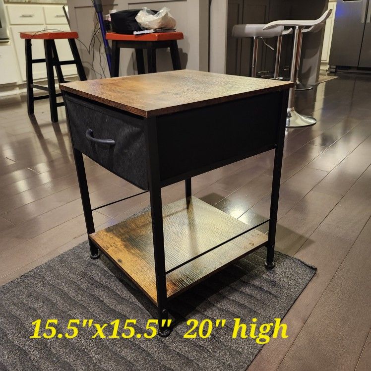 15.5" Side Table Sofa Table End Table