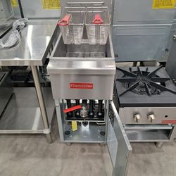 40lbs Deep Fryers Freidoras Español NSF Certified Warranty 