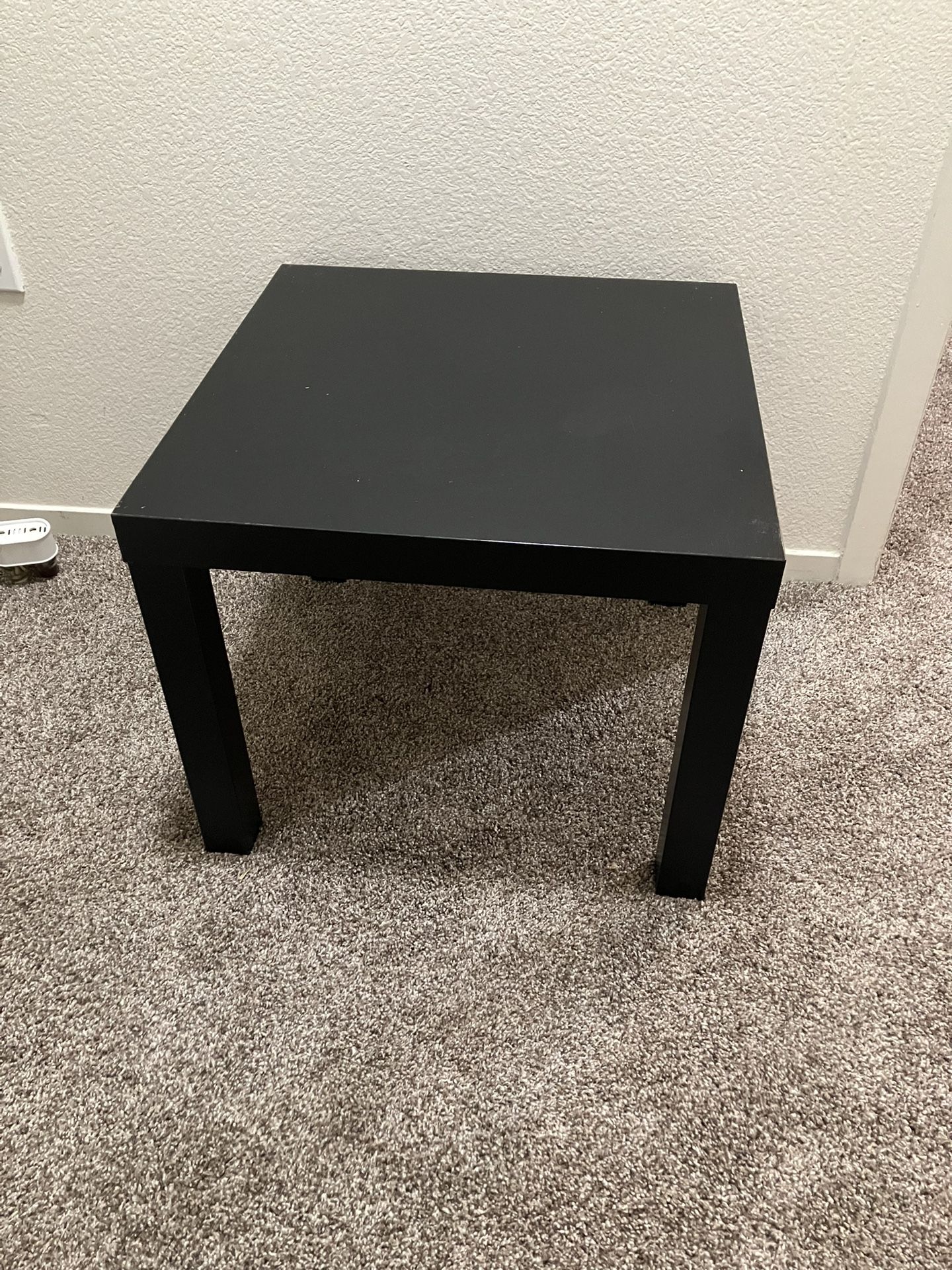 IKEA Lack Black End Side Table Wooden Square LOT OF 3