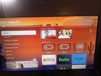 50 “ Flat Screen Tv