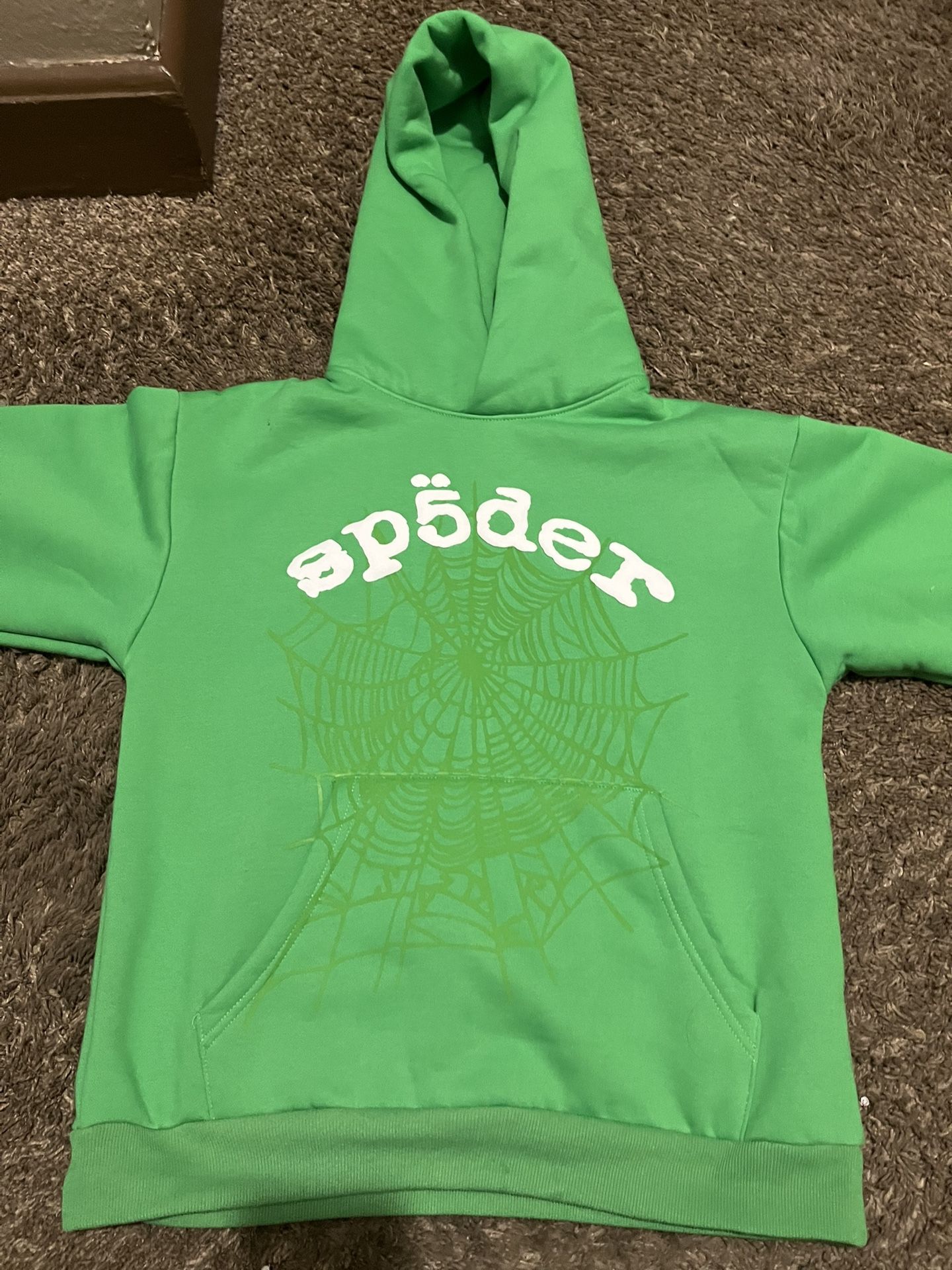 Brand new green spider worldwide hoodie