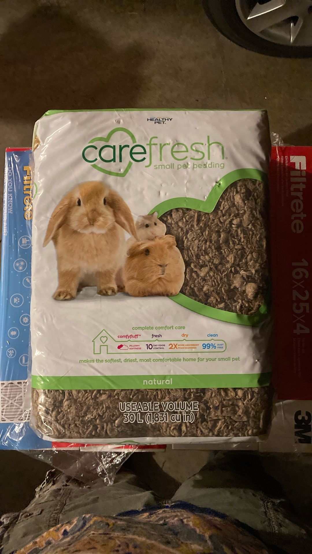 Unopened Bag Of Pet Care fresh Pet Bedding