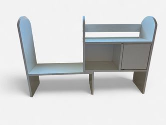 White Desk Shelf