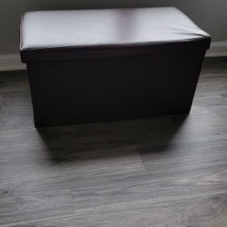 Brown storage Bench Ottoman