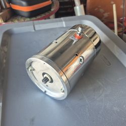 Chrome Hydraulic Pump  Motor 12V CW
