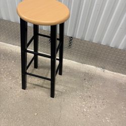 Metal base stool… 12” around 28” high . $20