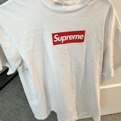 Supreme 20th Anniversary Box Logo T-Shirt – White, Size Large