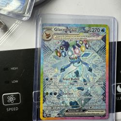 Pokemon Prismatic Evolutions Glaceon EX 150/131