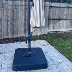 Large Umbrella Stand With Sandbags