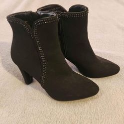 Black Ankle Boots Sz 5.5 