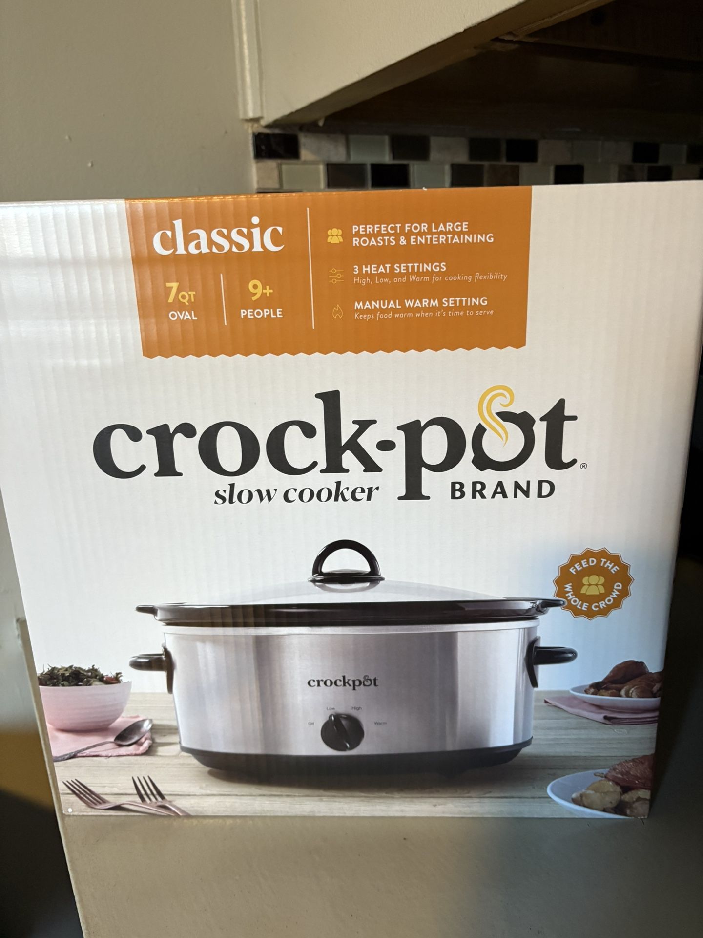 Crock Pot 7 Qt Slow Cooker New In Box