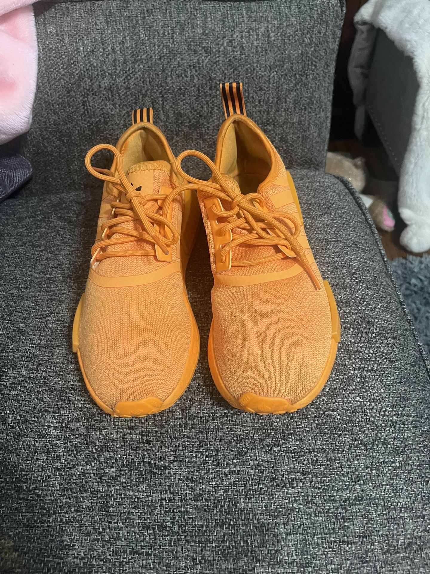 All orange Adidas size 7 1/2