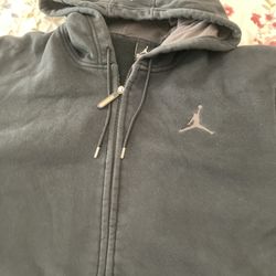 Jordan zip up hoodie jacket with pockets – men’s XL