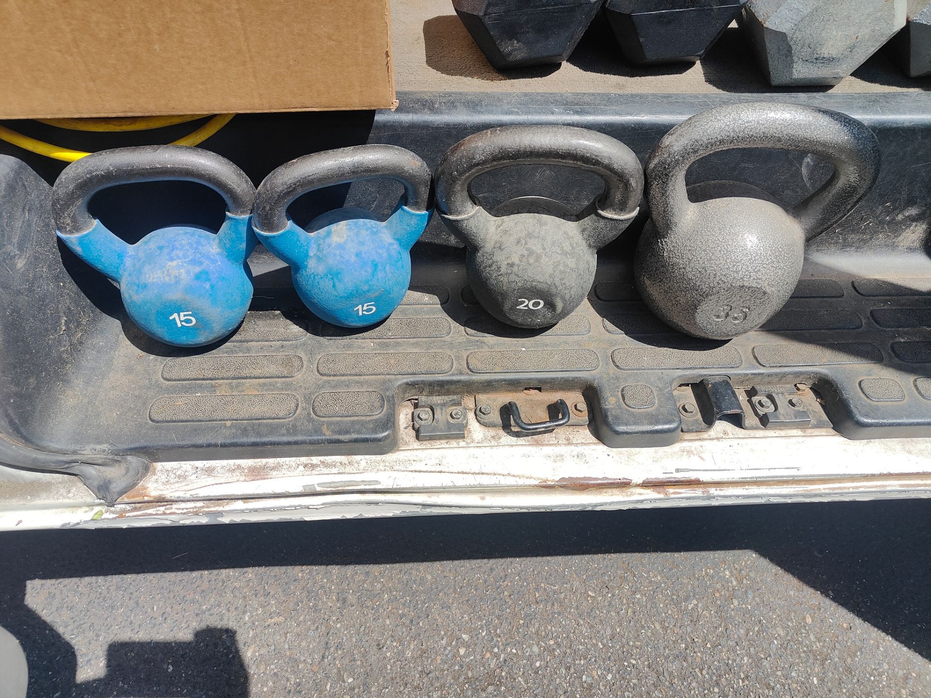 Kettlebells and free weights